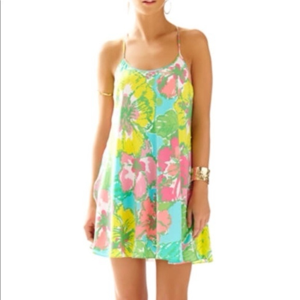 NWT Lilly Pulitzer Maisy Mini Dress in Shorely Blue - Big Flirt